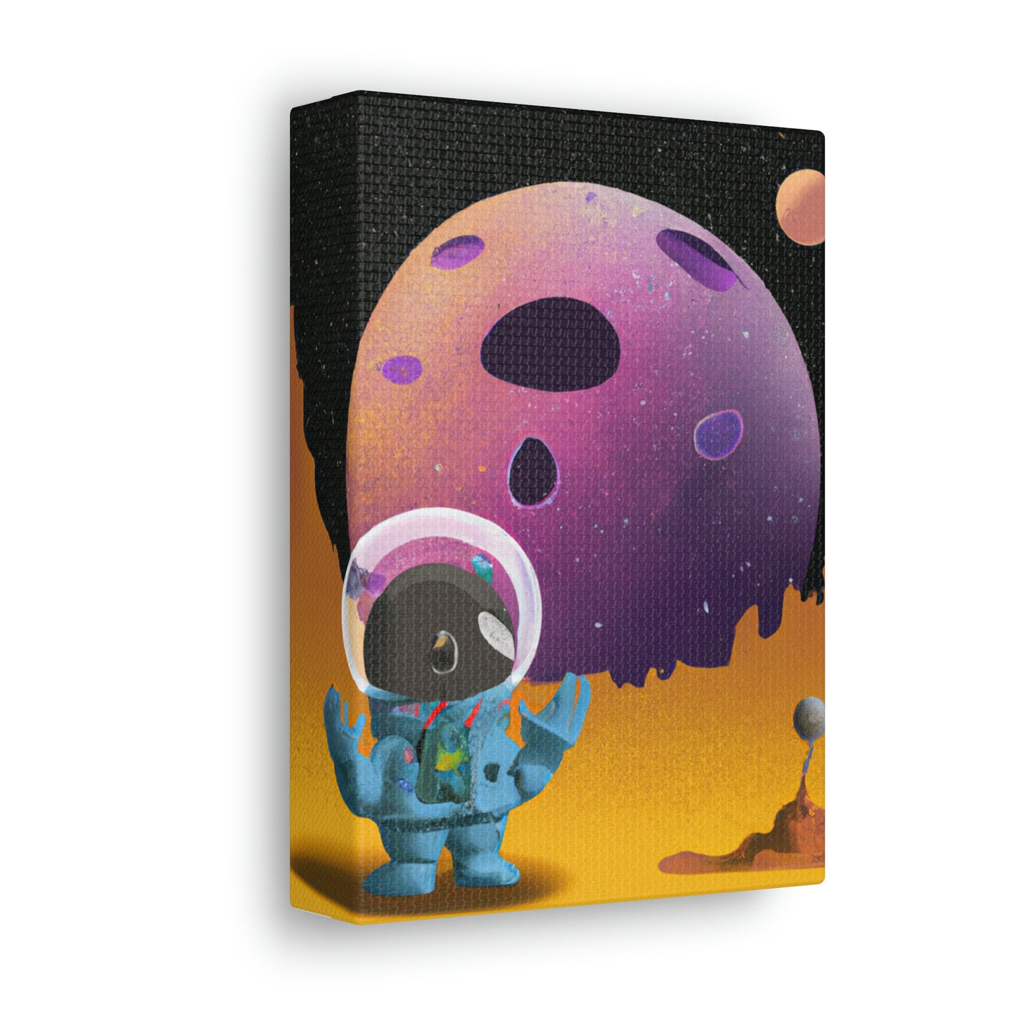 "Exploring the Unknown: The Adventures of a Space Captain and the Mysterious Planet" - The Alien Canva