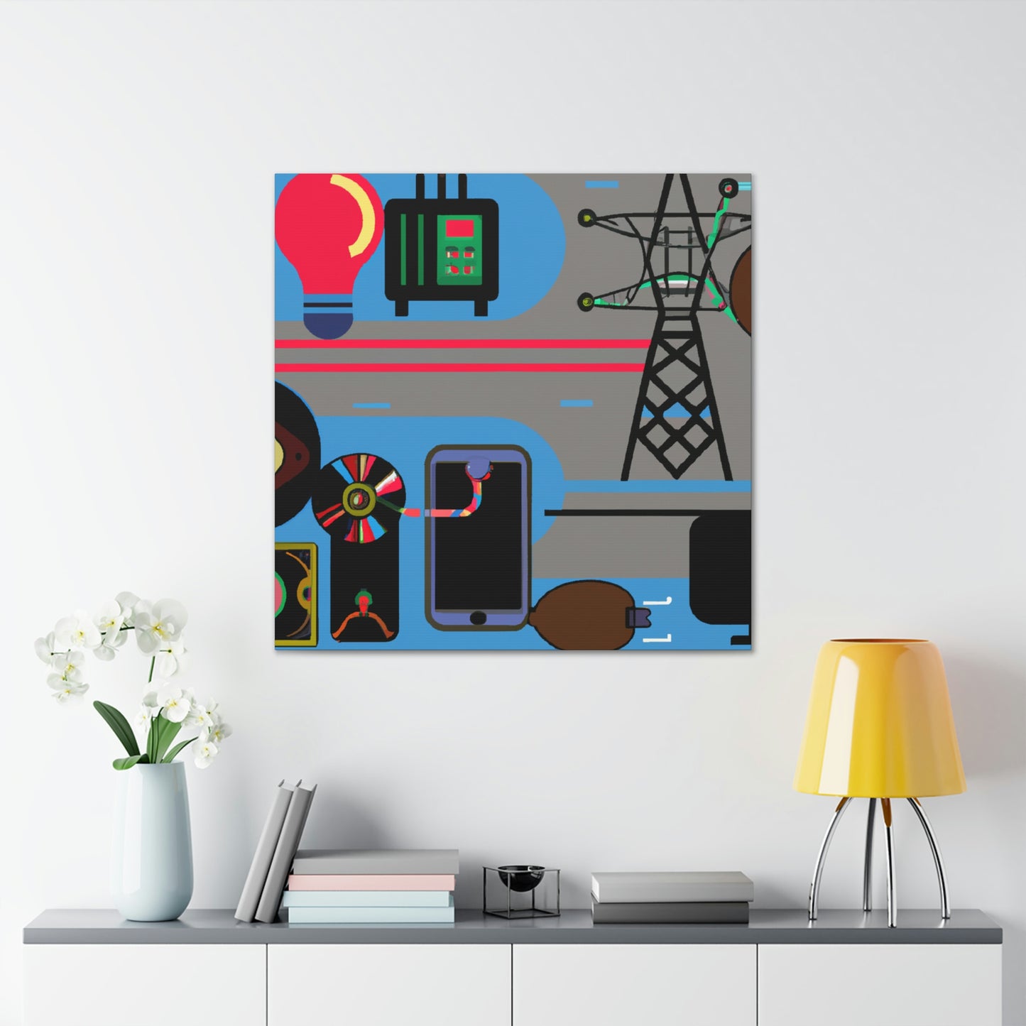 "21st Century Technological Evolution: An Artistic Perspective" - Canvas