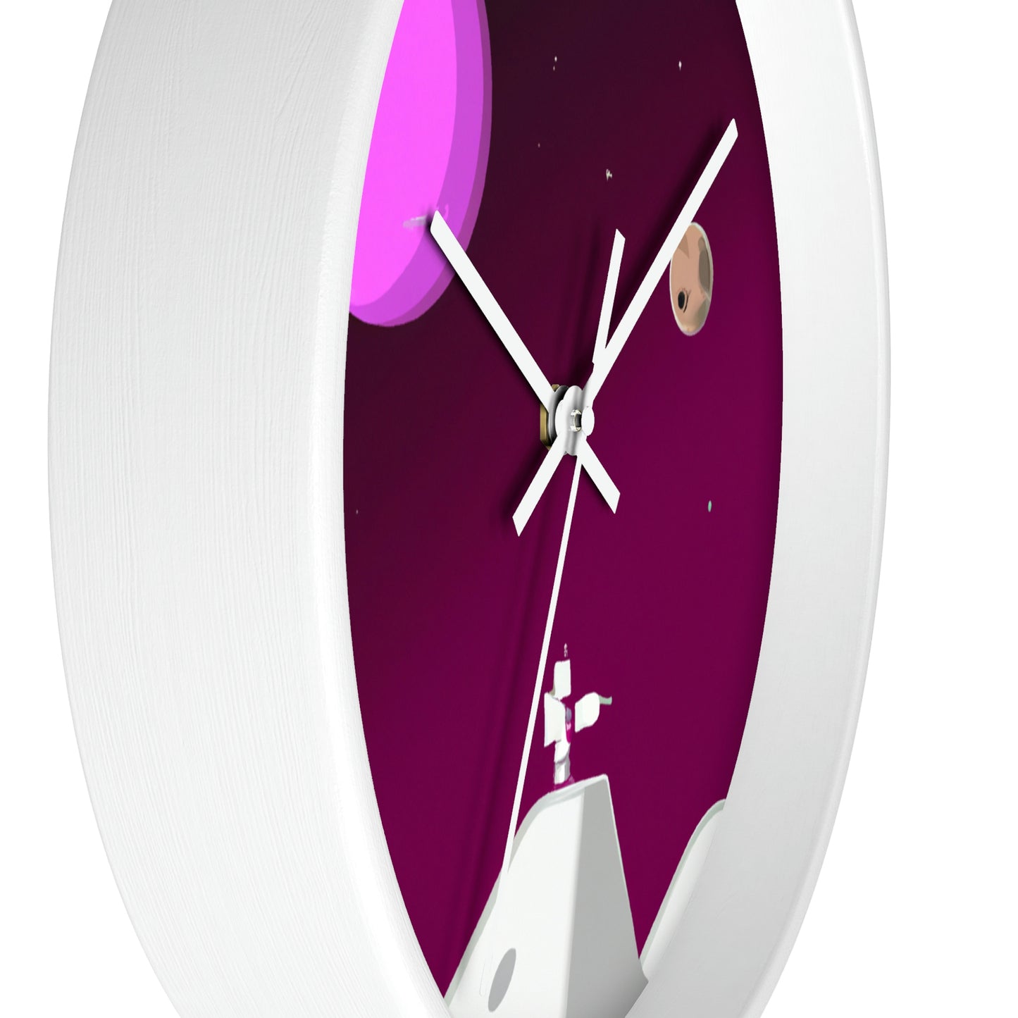 "A Moon Odyssey: Exploring Another World" - The Alien Wall Clock