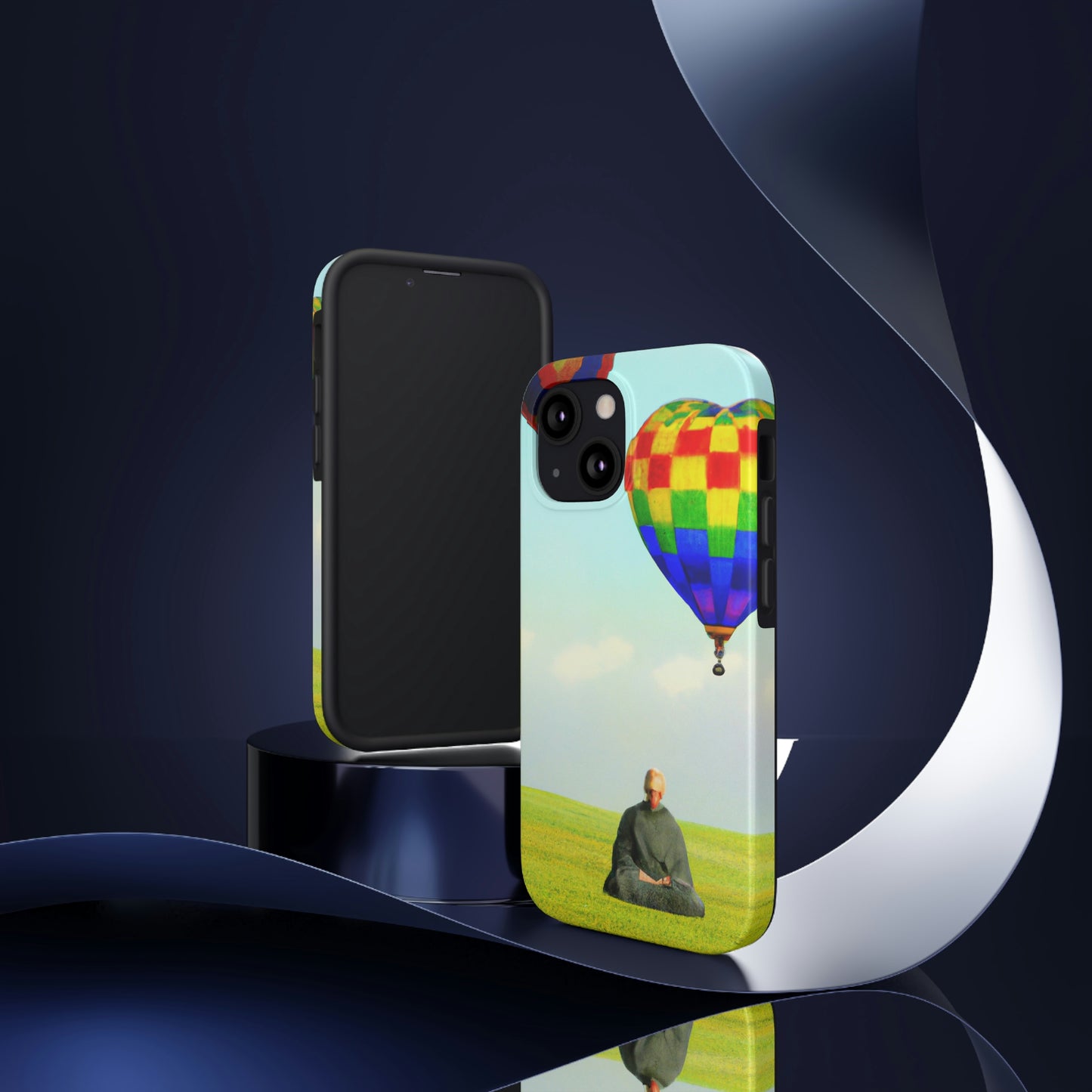 "Finding Stillness in the Sky" - The Alien Tough Phone Cases