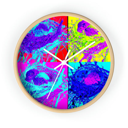 "A Rainbow of Feathered Friends" - The Alien Wall Clock