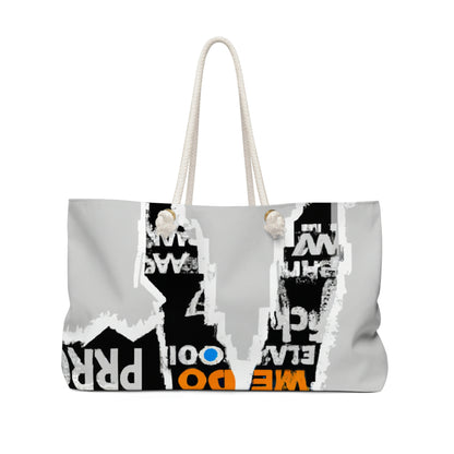 Superhero Word Pop Art - The Alien Weekender Bag