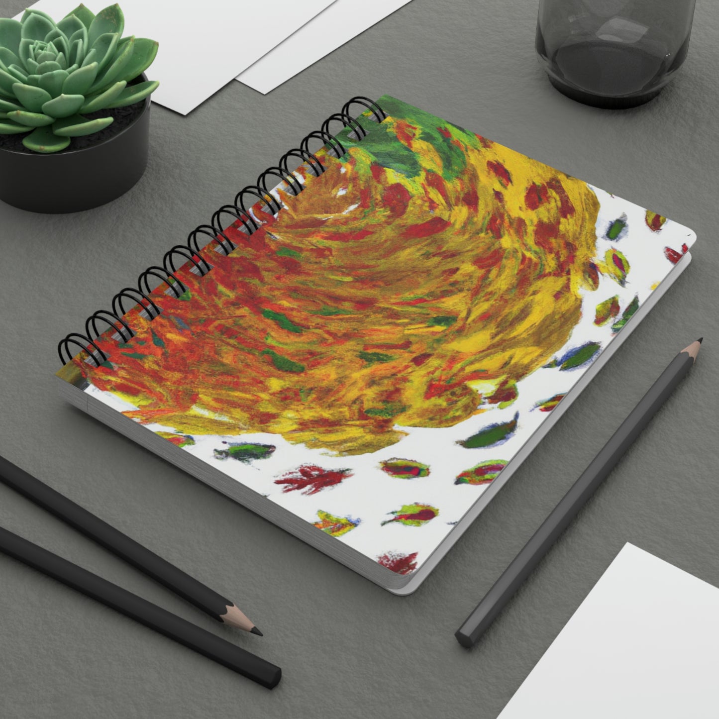 "Autumnal Whirl" - The Alien Spiral Bound Journal