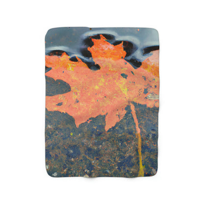 "Autumn Reflections" - The Alien Sherpa Fleece Blanket