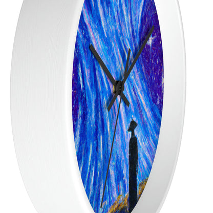 "A Starlit Solace" - The Alien Wall Clock