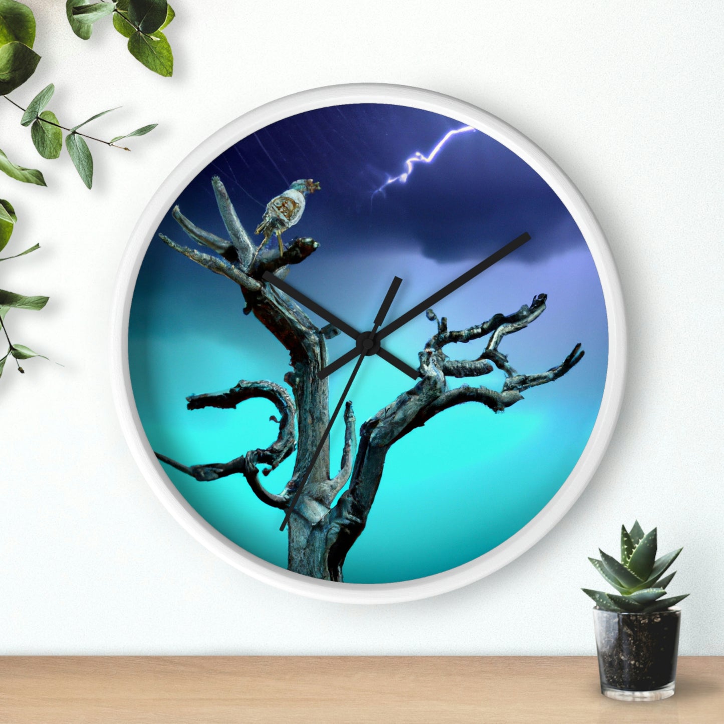 "Alone Against the Storm" - The Alien Wall Clock