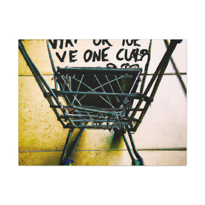 "The Shopping Cart of Hope" - The Alien Canva