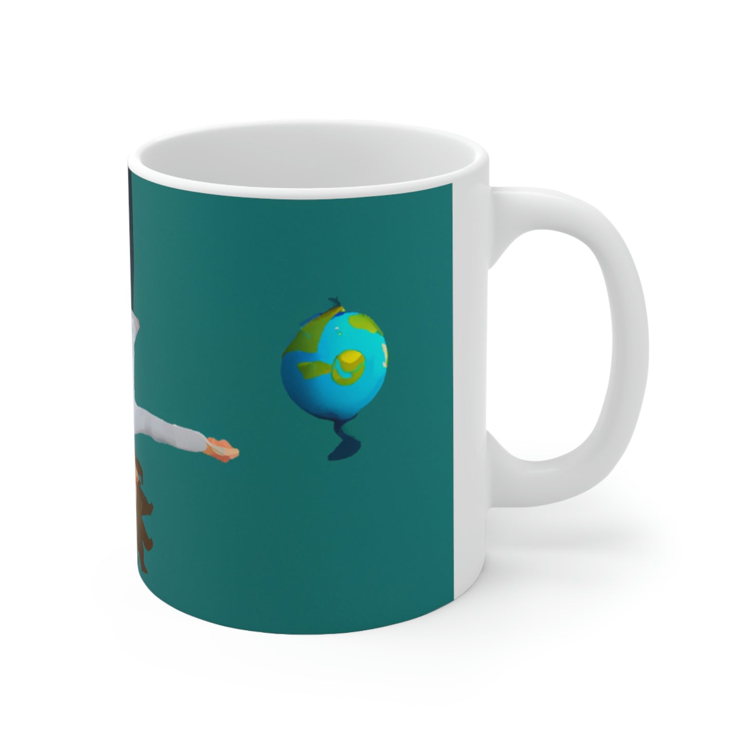 "Creating a World without Gravity" - The Alien Ceramic Mug 11 oz