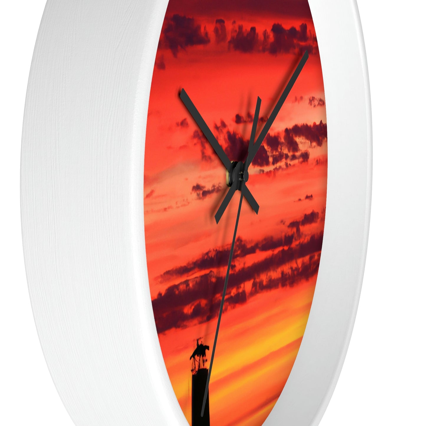 "Lonely Lighthouse on Fire" - The Alien Wall Clock