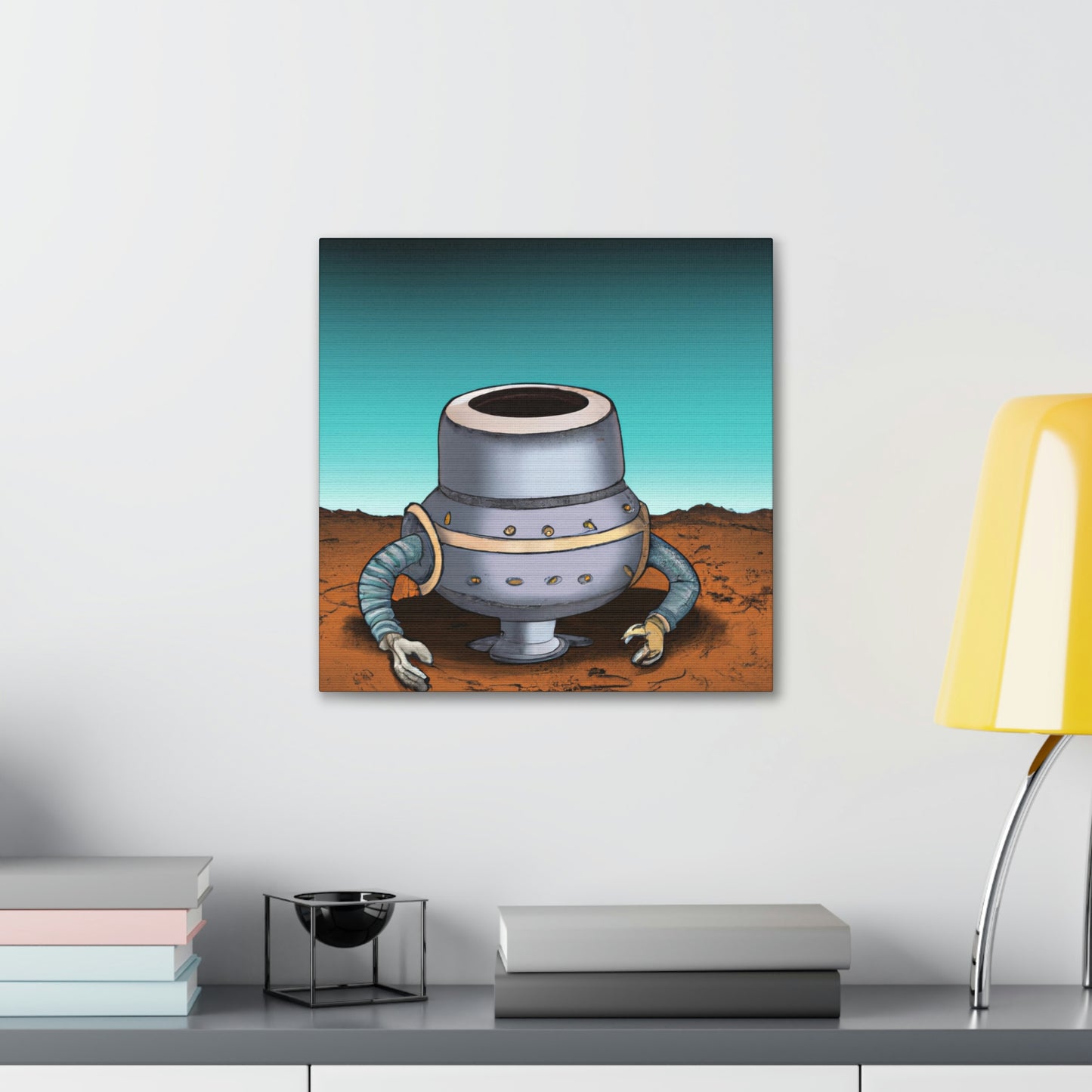 "The Awakening of a Headless Robot" - The Alien Canva