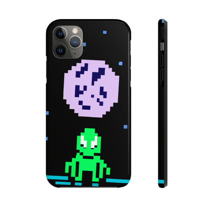 "Testigo solitario del cielo nocturno" - The Alien Tough Phone Cases Pixel Art