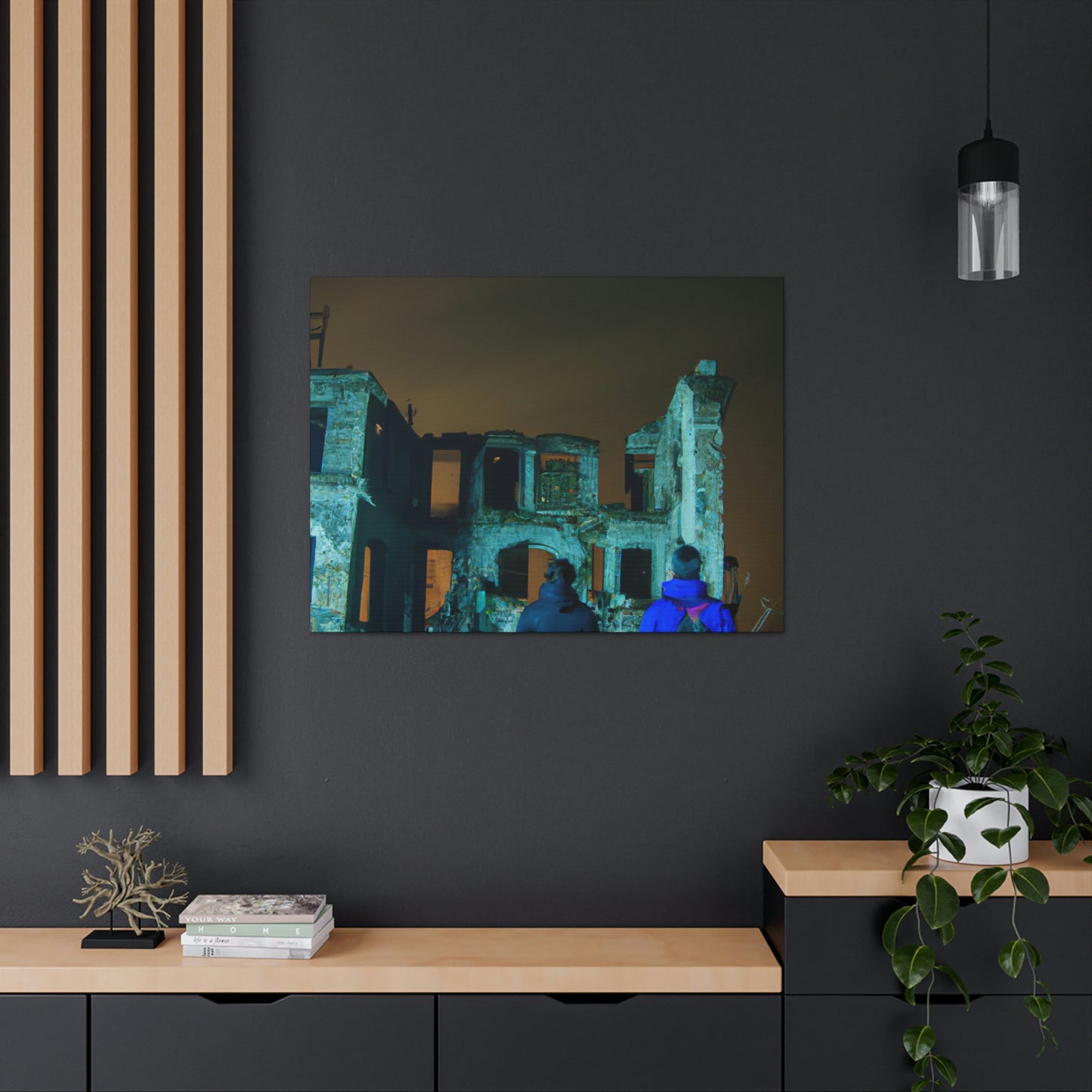 "The Haunted Castle on a Winter's Eve" - The Alien Canva