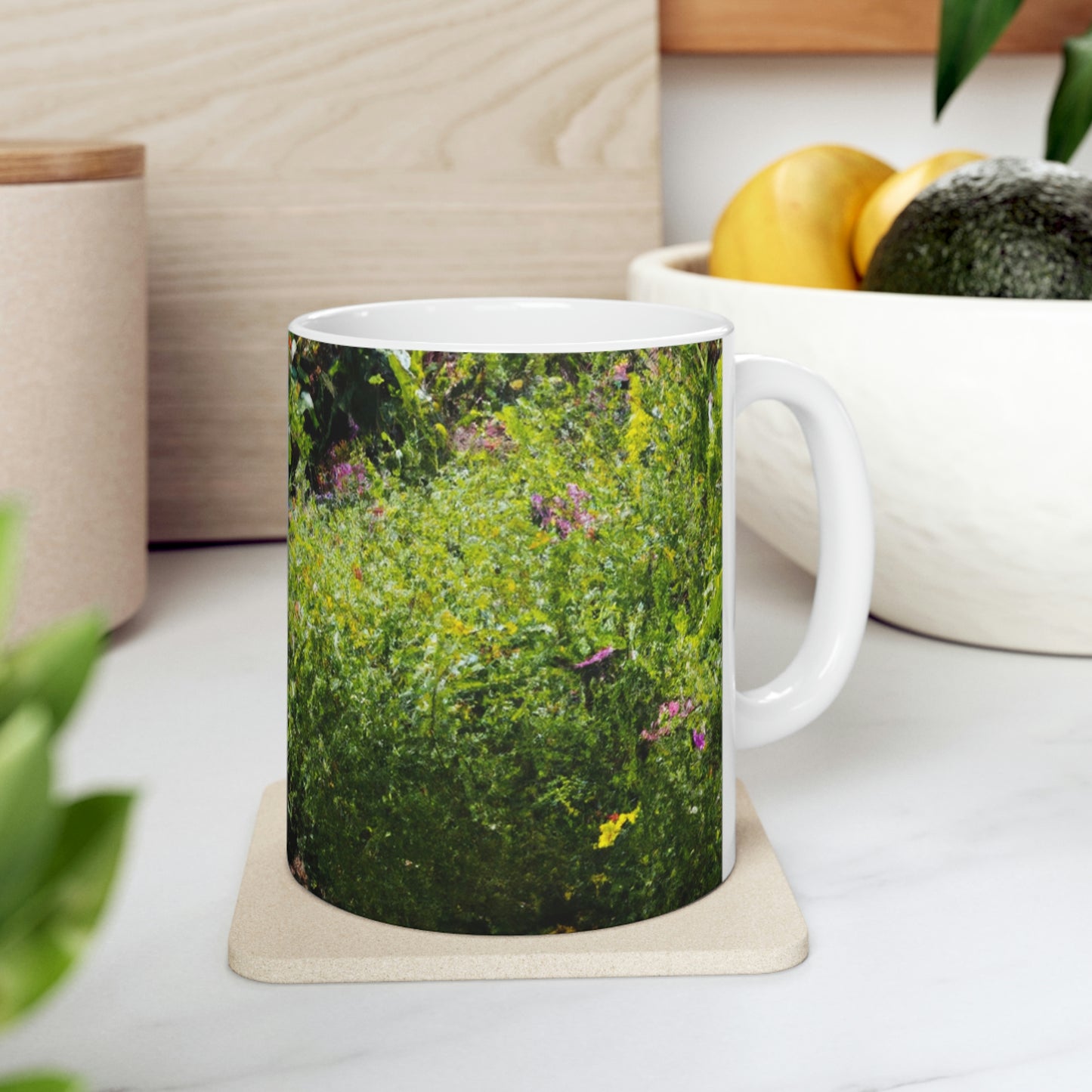 "Garden of Colorful Radiance" - Taza de cerámica The Alien 11 oz