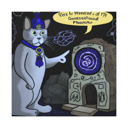 The Mystery Time Traveller Cat - The Alien Canva