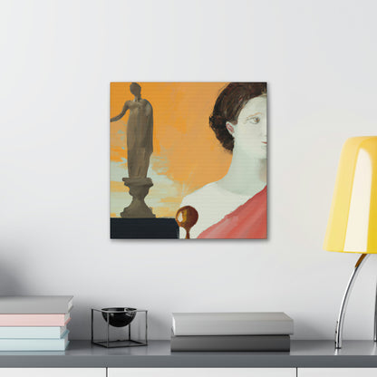 "Classic Meets Contemporary: A Fusion of Greek Art and My Own Style" - Canvas