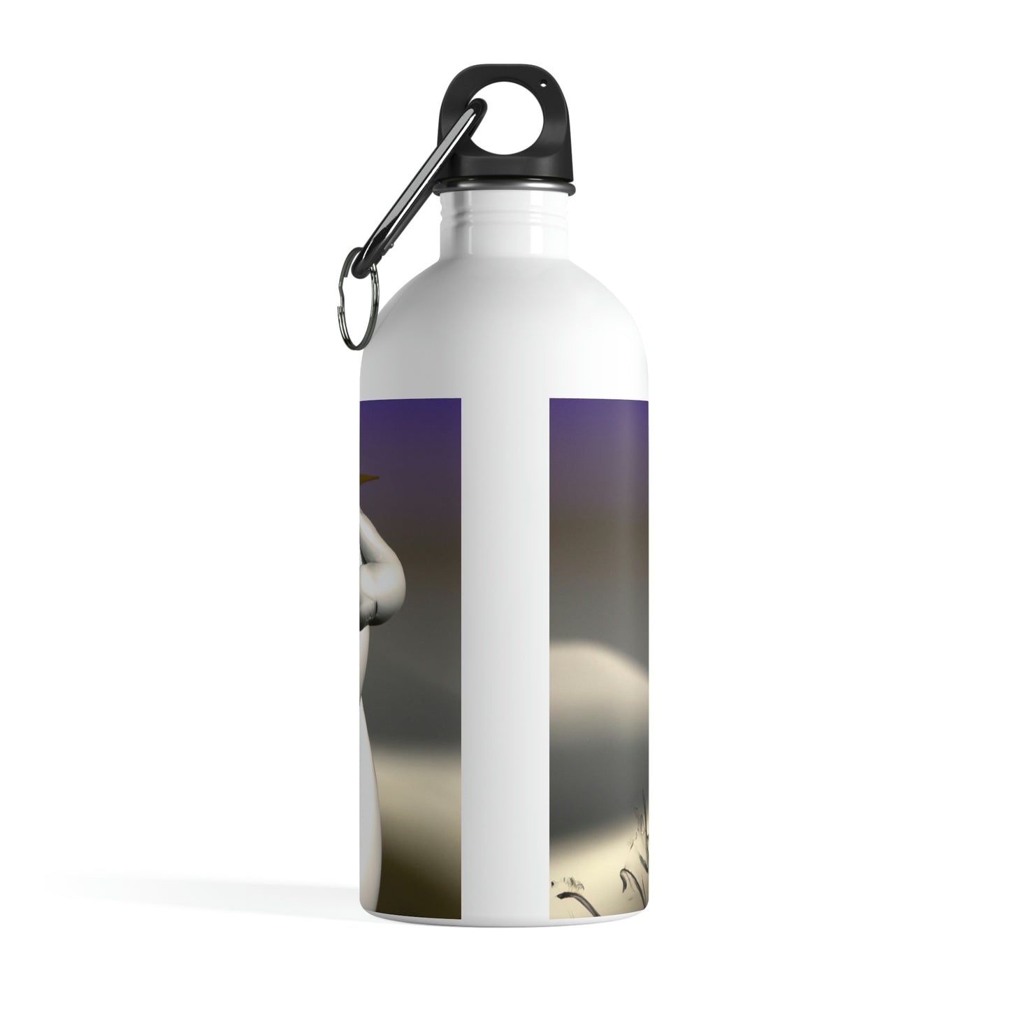 "Chilly But Hopeful: The Snowman's Quest For A Hug" - The Alien Stainless Steel Water Bottle