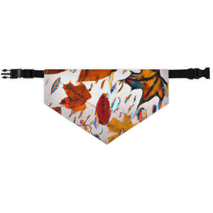 "Herbst in einer Glaskugel" - Das Alien Pet Bandana Halsband