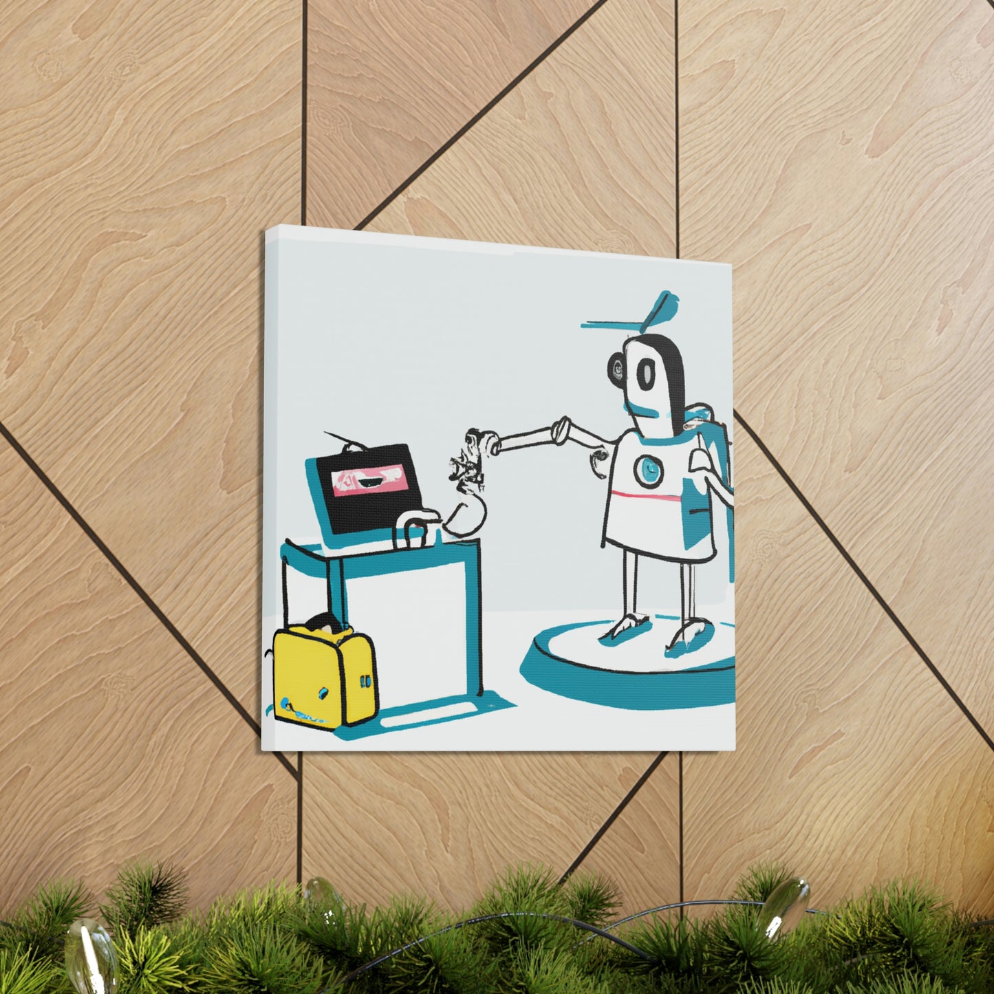 "La excursión del robot que cambia de forma" - The Alien Canva