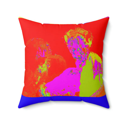 "A Unexpected Friendship Found." - The Alien Square Pillow