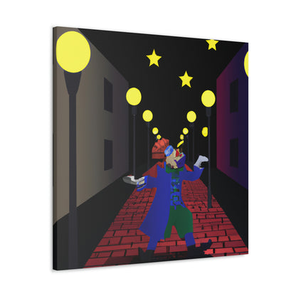 "Alley Star Jongleur" - Die Alien-Canva