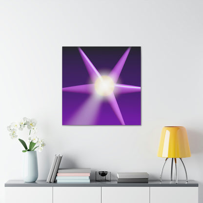 "The Mysterious Purple Star: A Celestial Prodigy" - The Alien Canva