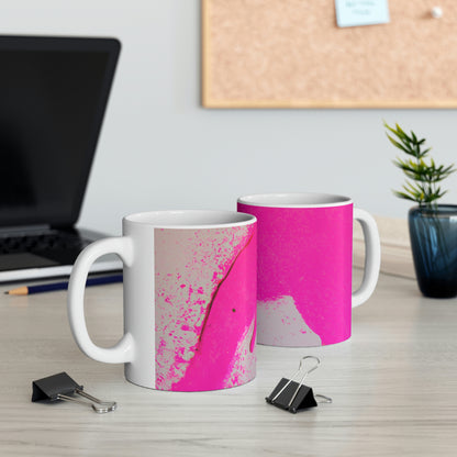 Pink Elephant Galaxies - The Alien Ceramic Mug 11 oz