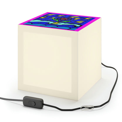 "A Bold Bloom Inmitten the Storm" - Die Alien Light Cube Lampe