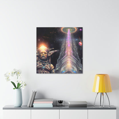 Zarkkoo the Cosmic Painter - Canvas