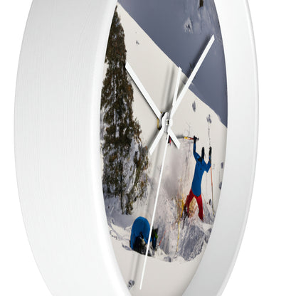 "Avalanche Avalanche: A Spontaneous Ski Trip Gone Wrong" - The Alien Wall Clock