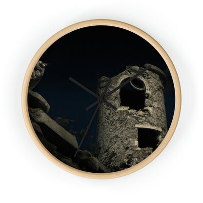 "The Lone Owl's Watchtower" - The Alien Wall Clock