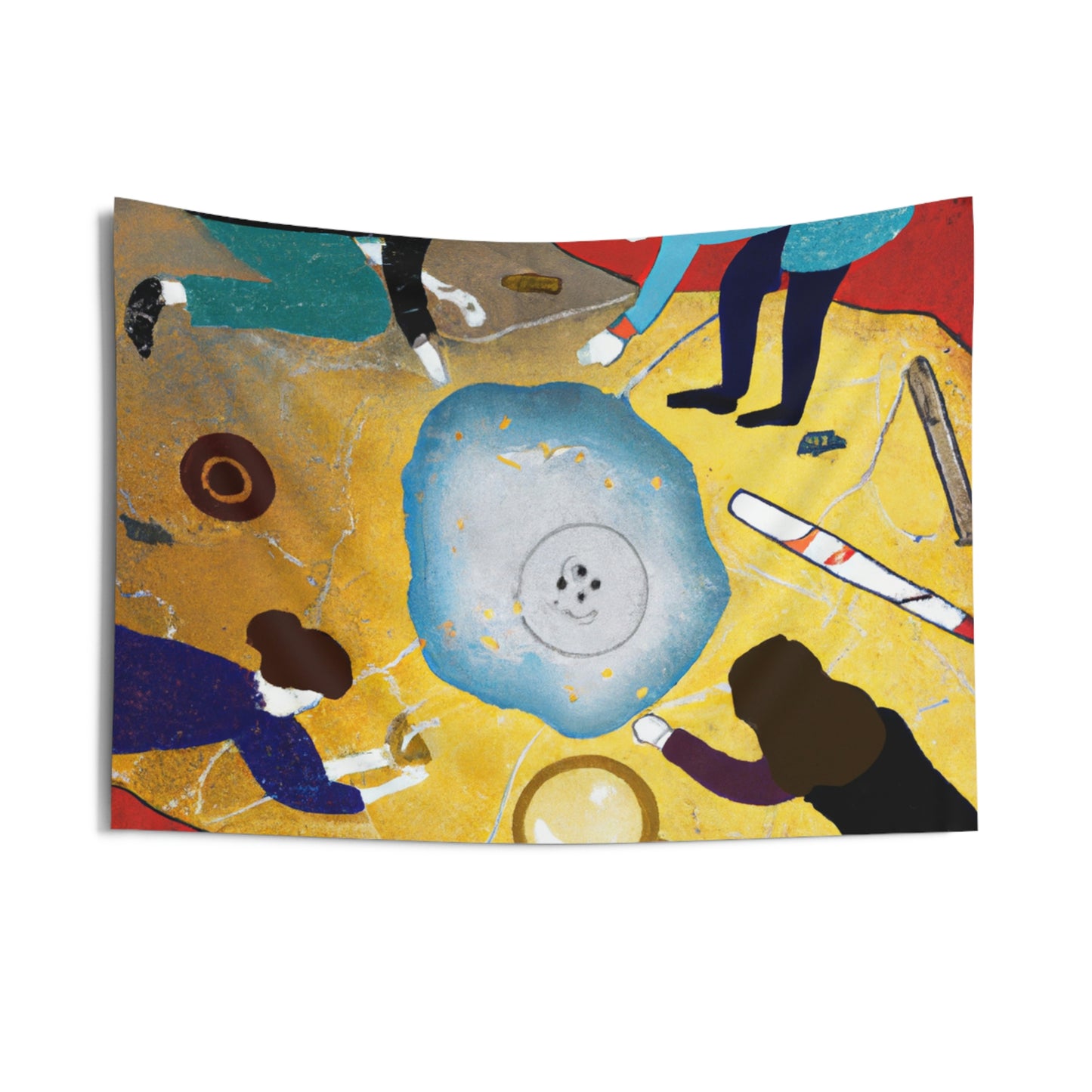 unlocks a portal to a new dimension

The Portal to the Lost World - The Alien Wall Tapestries