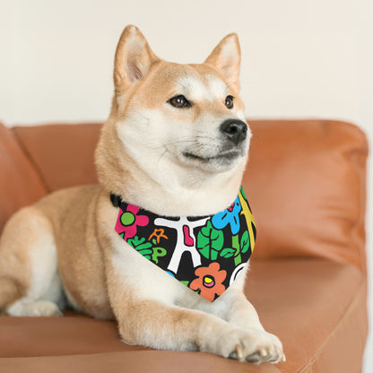 The Enchanted Garden of Wonders. - The Alien Pet Bandana Collar