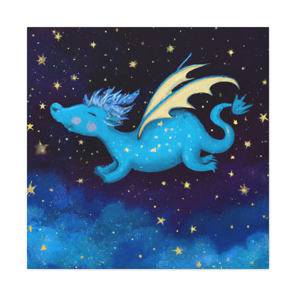 "A la deriva entre las estrellas: La historia de un bebé dragón" - The Alien Canva