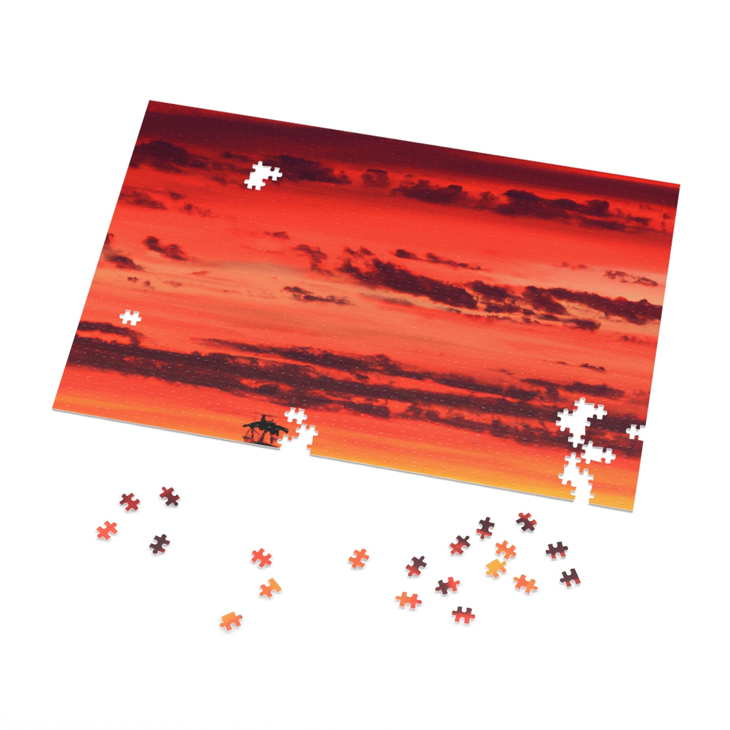 "Lonely Lighthouse on Fire" - The Alien Jigsaw Puzzle