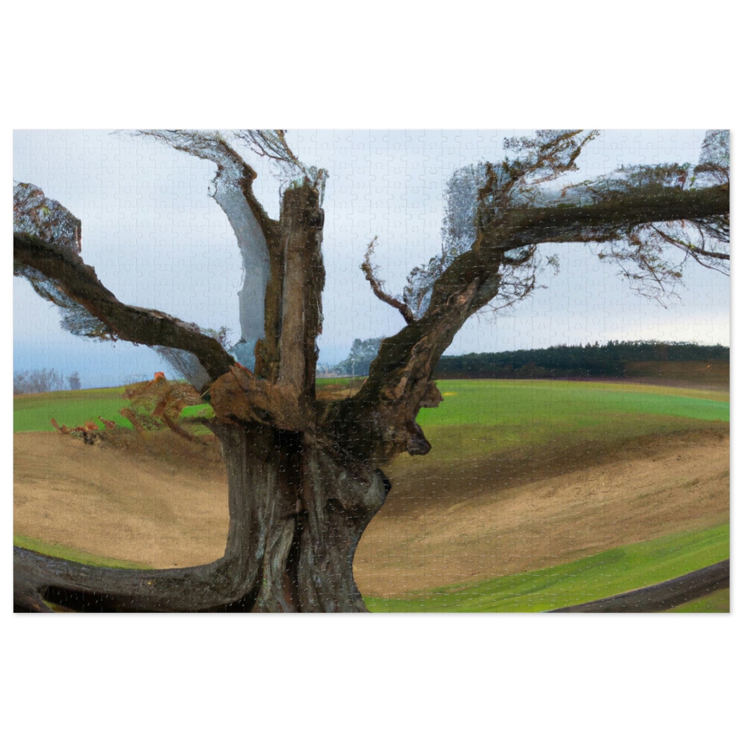 "A Shadow in the Meadow: The Last Standing Tree" - The Alien Jigsaw Puzzle