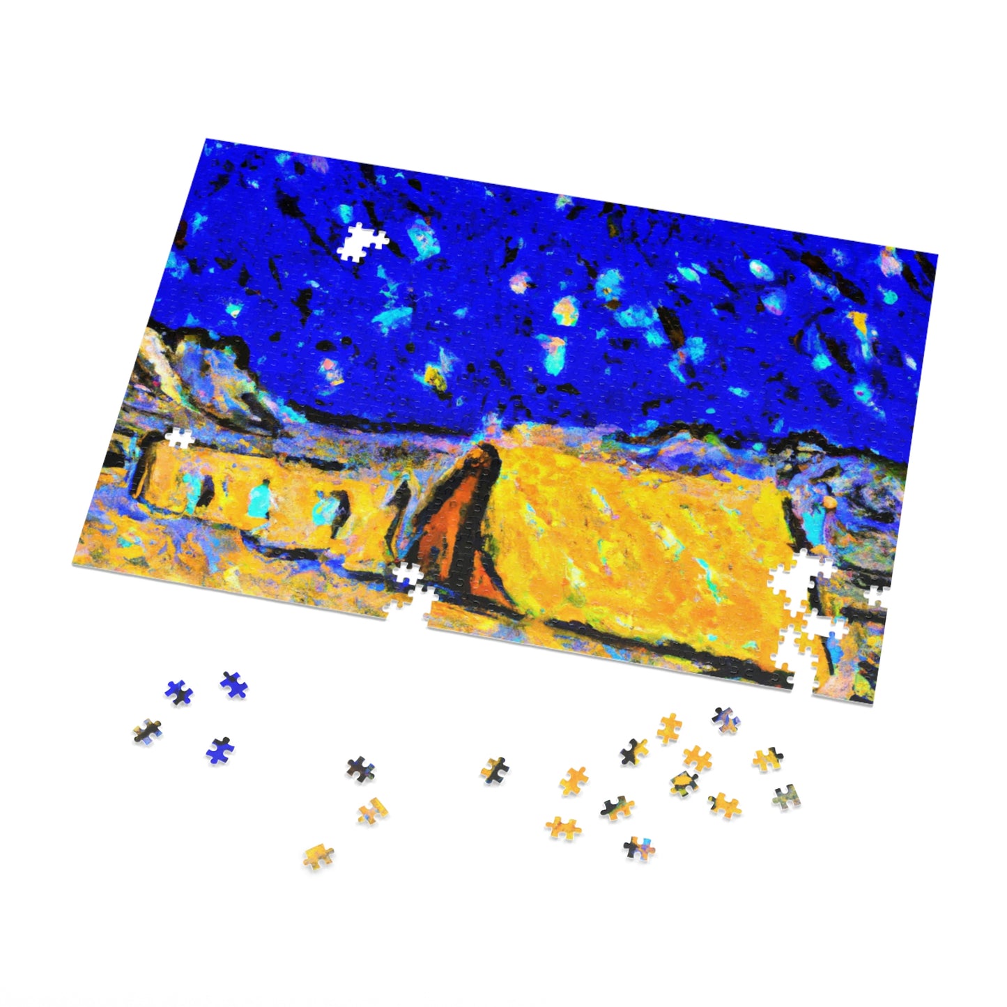 "Enchanted Sands of the Night Sky" - The Alien Jigsaw Puzzle