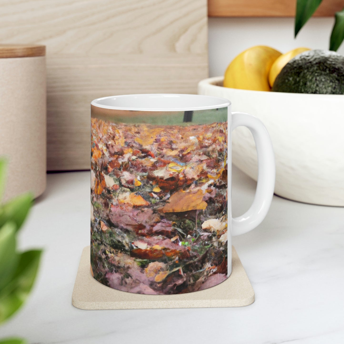 "Autumn's Forgotten Mystery" - The Alien Ceramic Mug 11 oz