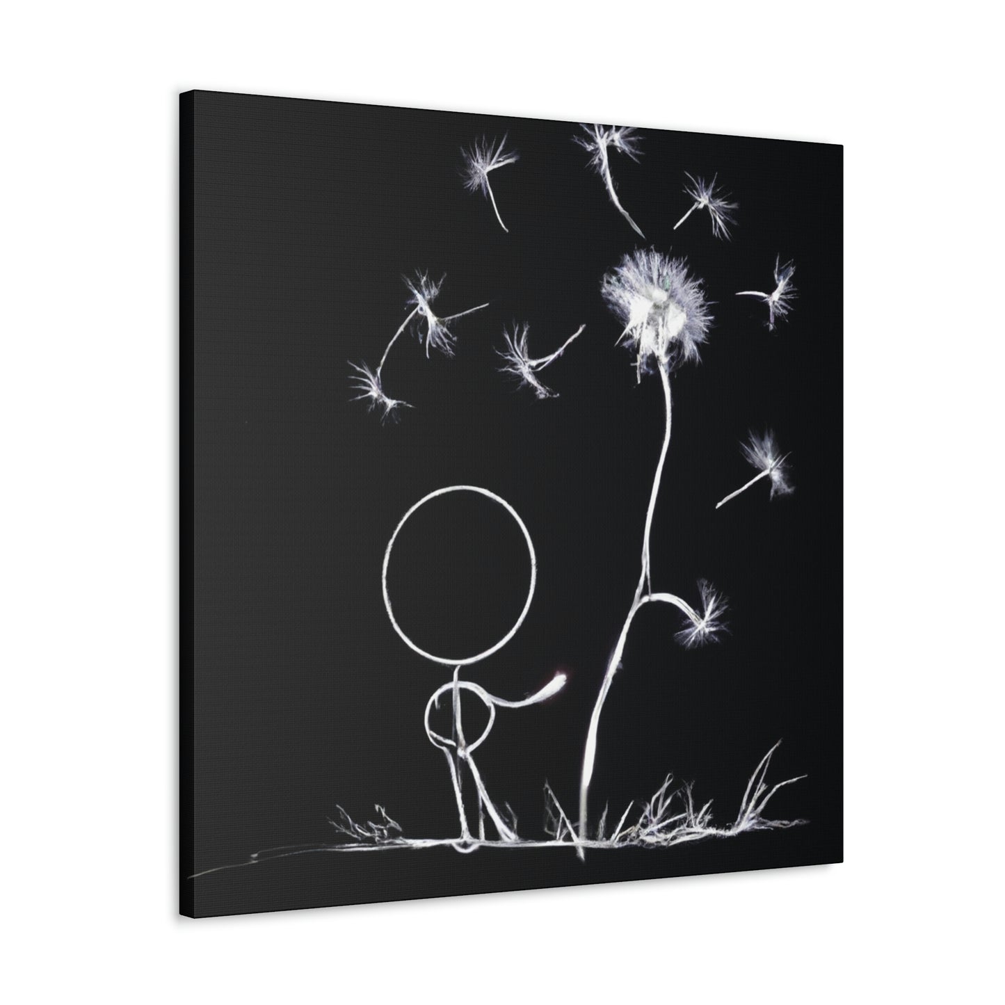 „A Dandelion Flicker in the Midnight Breeze“ – The Alien Canva