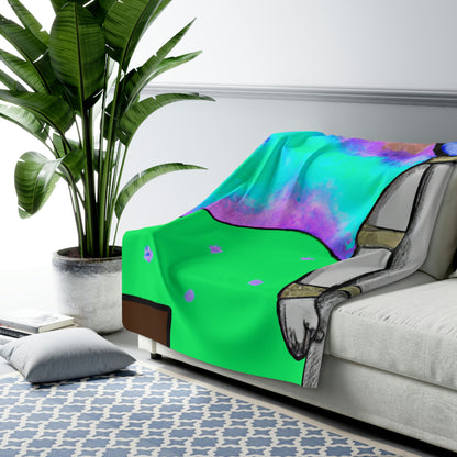 "Alone in the Alien Sky" - The Alien Sherpa Fleece Blanket