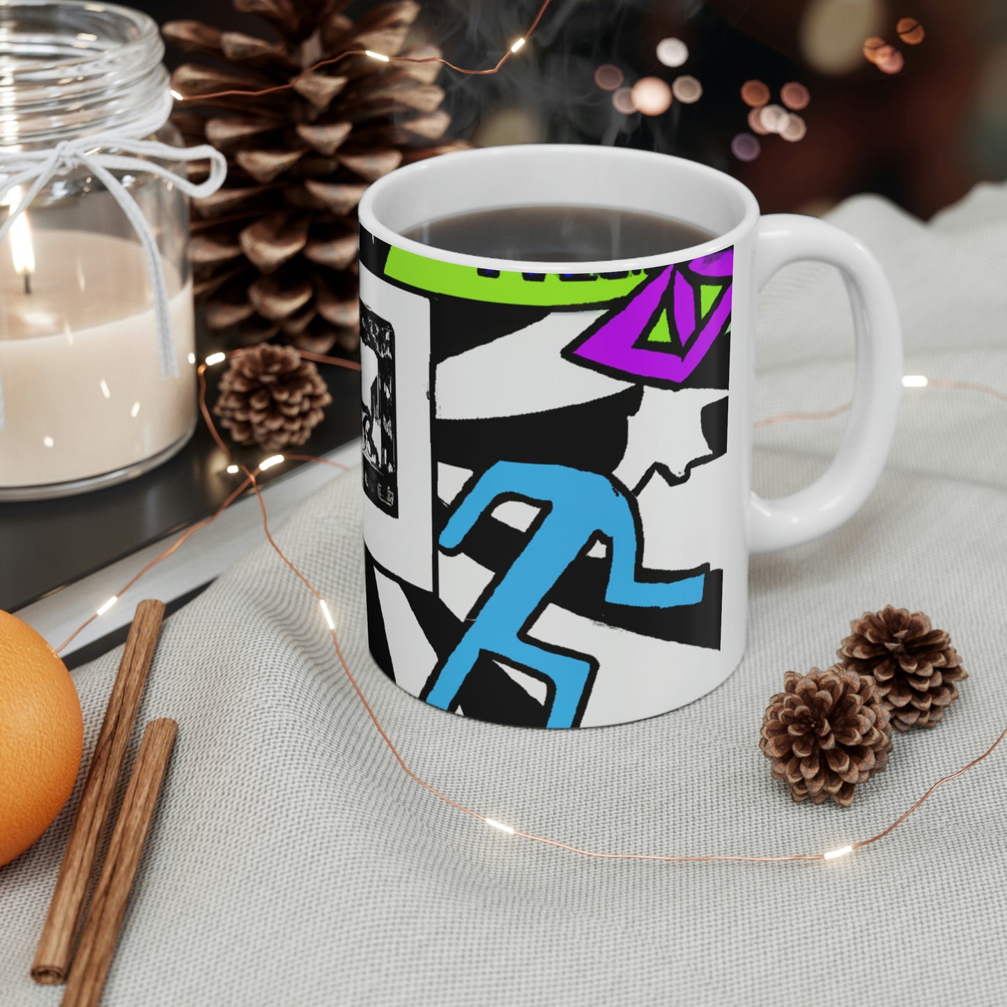 Saving Tomorrow: A Time-Traveling Adventure - The Alien Ceramic Mug 11 oz