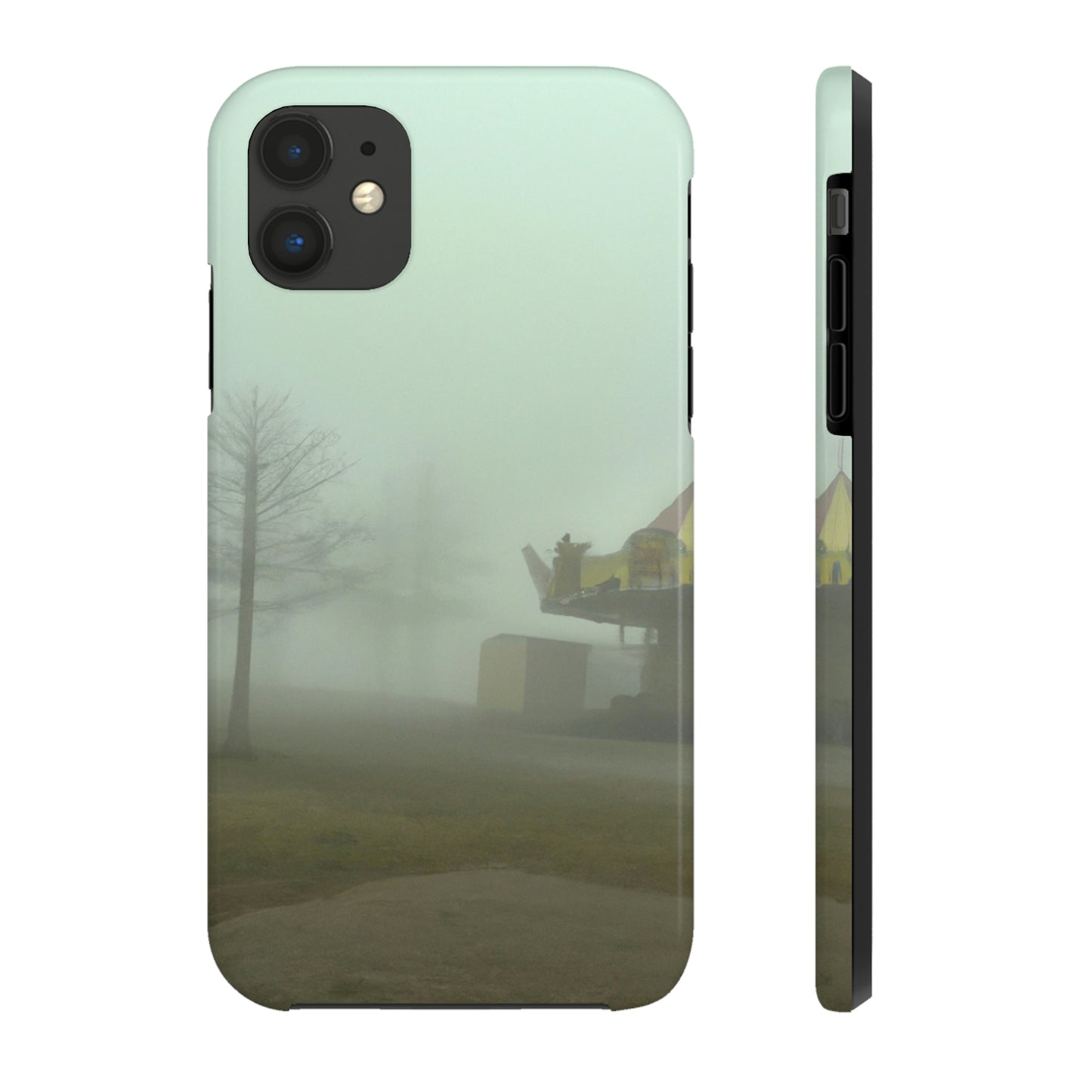 "Sueños brumosos de un carnaval abandonado" - The Alien Tough Phone Cases