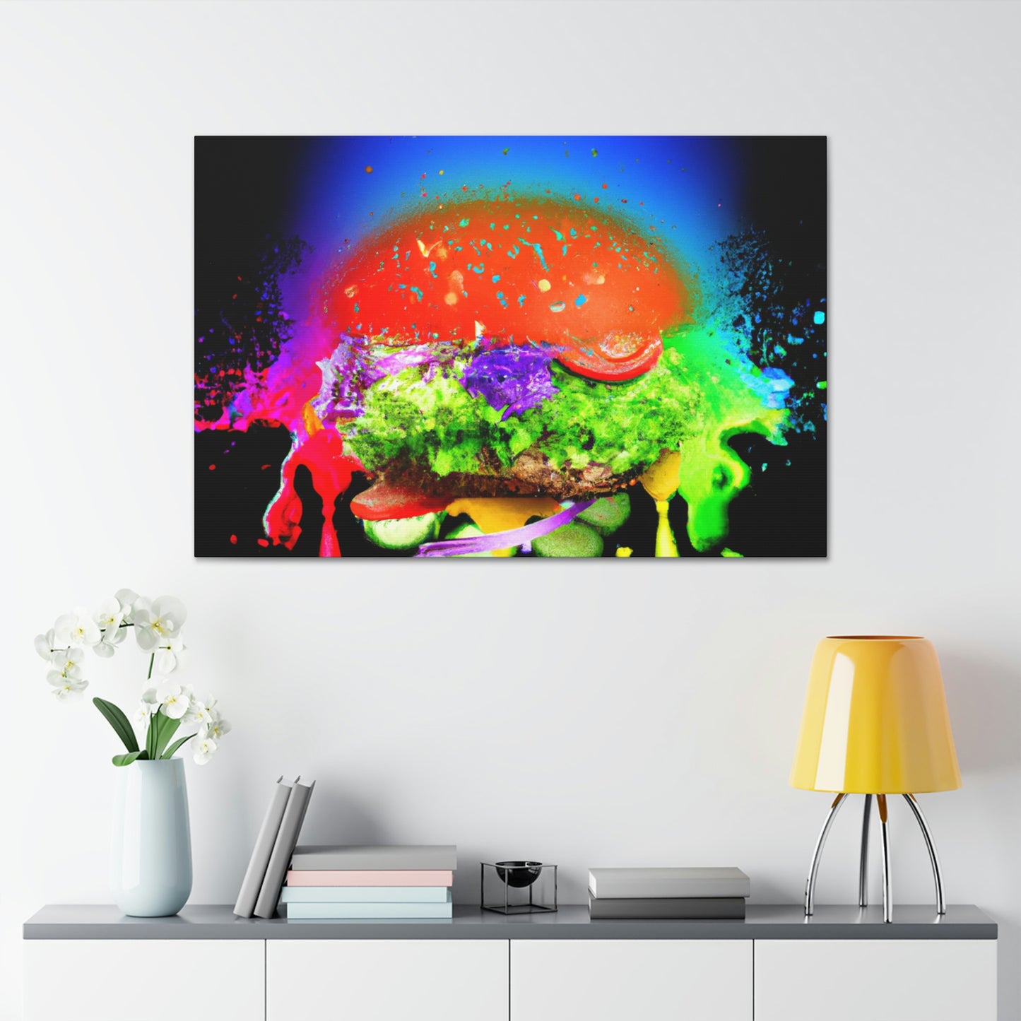 "Burger Rainbow" - The Alien Canva