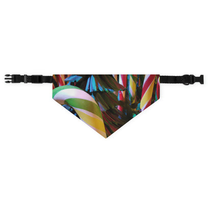 "Candy Cane Wonderland" - Das Alien Pet Bandana Halsband