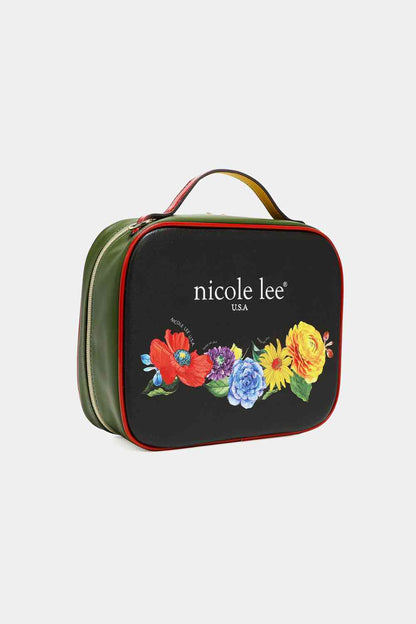 Nicole Lee USA bedruckte Handtasche mit drei Beuteln