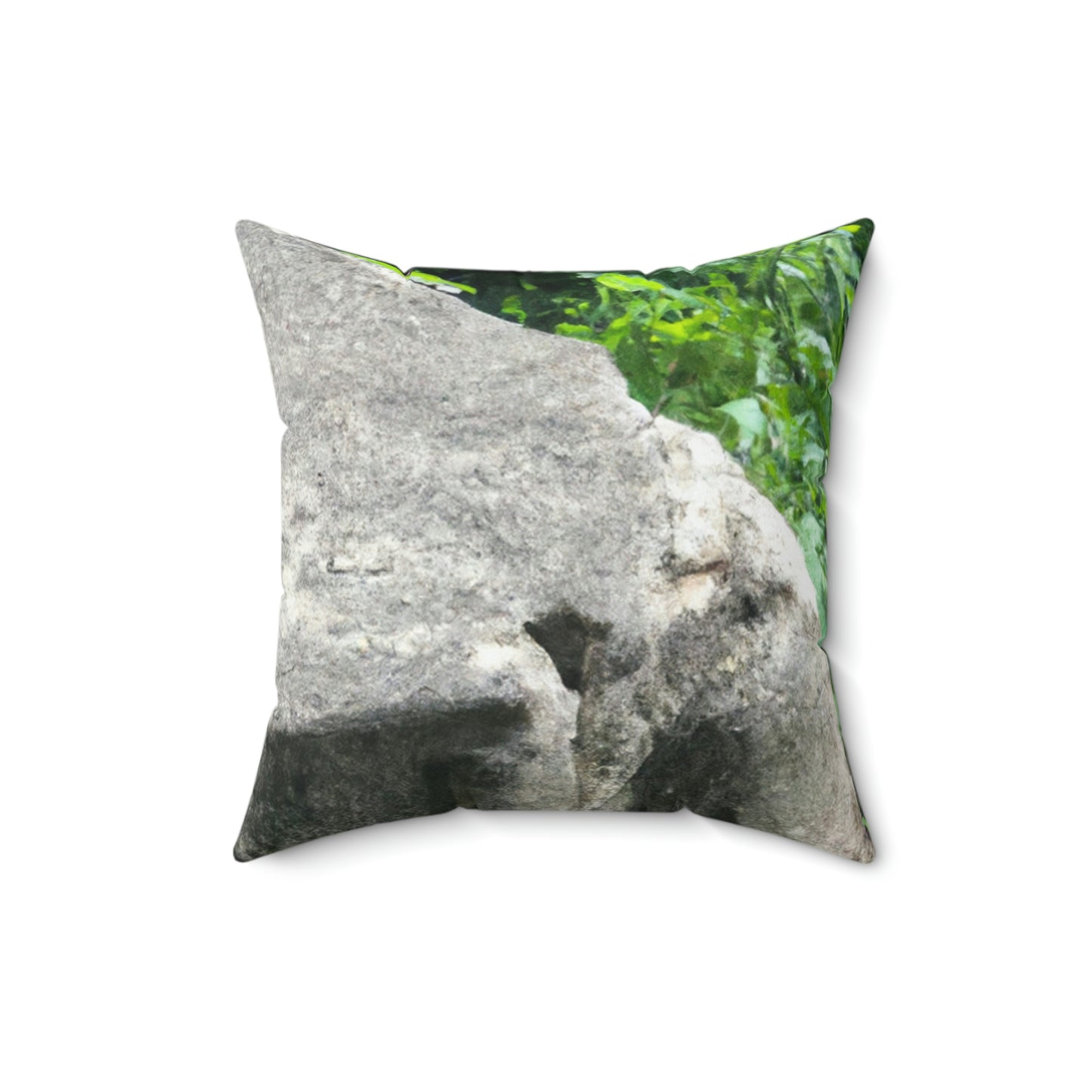 "The Whispering Stone" - The Alien Square Pillow
