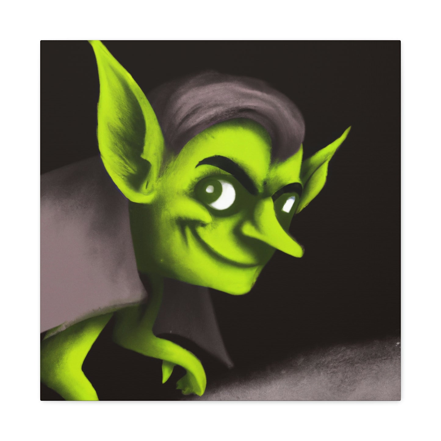 "The Mysterious Goblin in the Shadows" - The Alien Canva