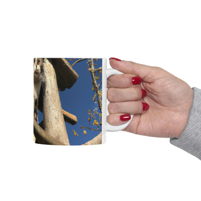 "Kitty in the Ruins" - Taza de cerámica The Alien 11 oz