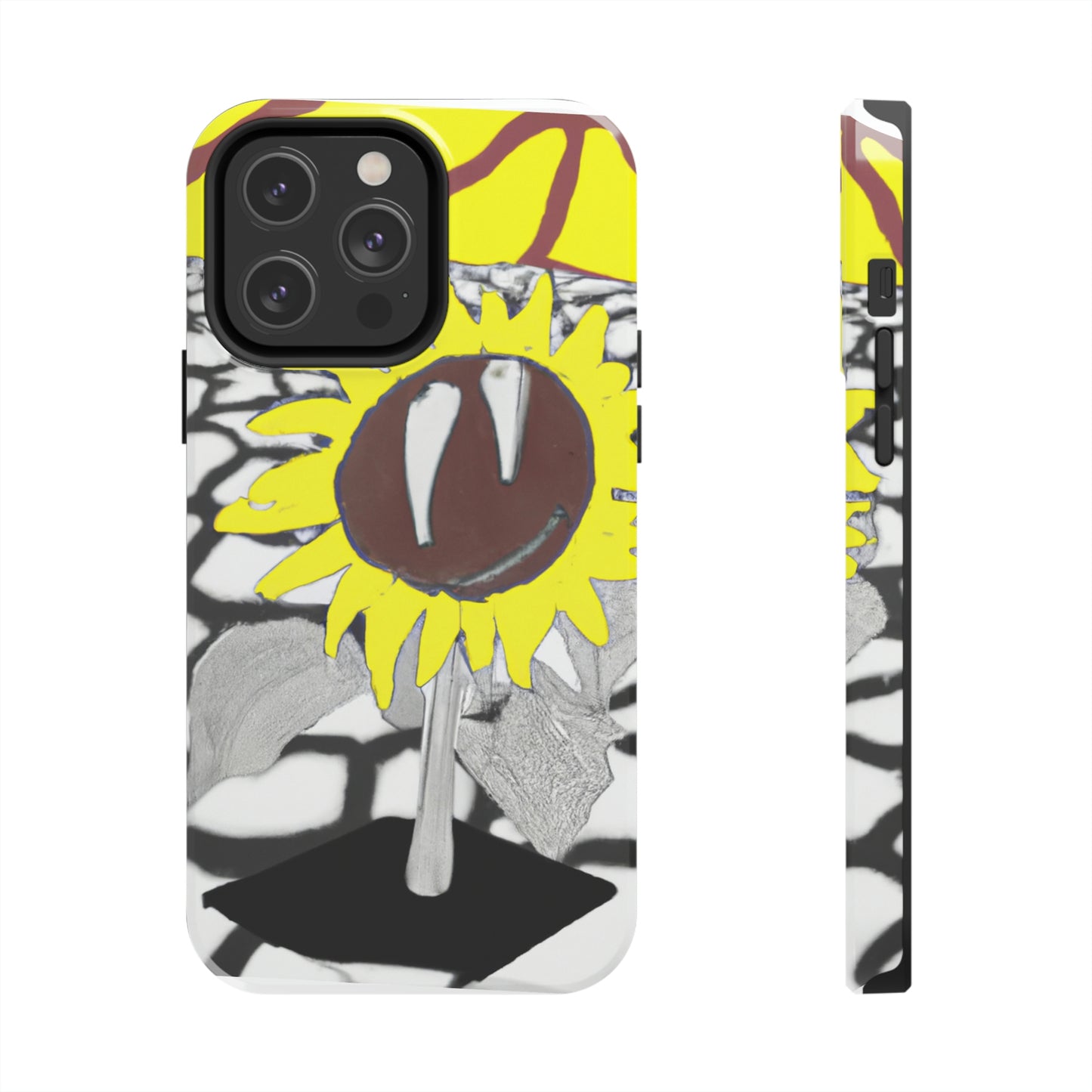 "Un girasol que se marchita en un campo reseco" - The Alien Tough Phone Cases