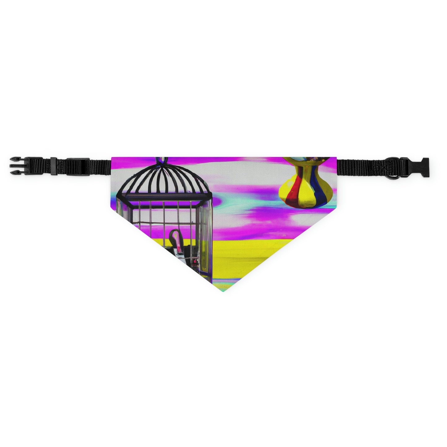 "Ein Gefängnis der brillanten Farben" - Das Alien Pet Bandana Halsband