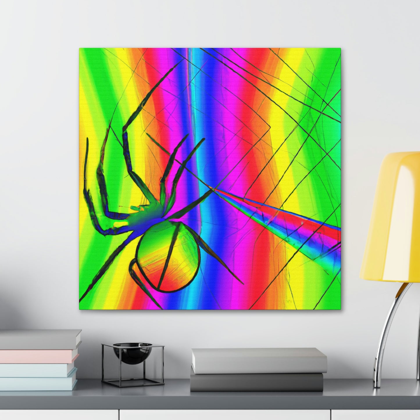 "A Spinnerette's Prismatic Web" - The Alien Canva